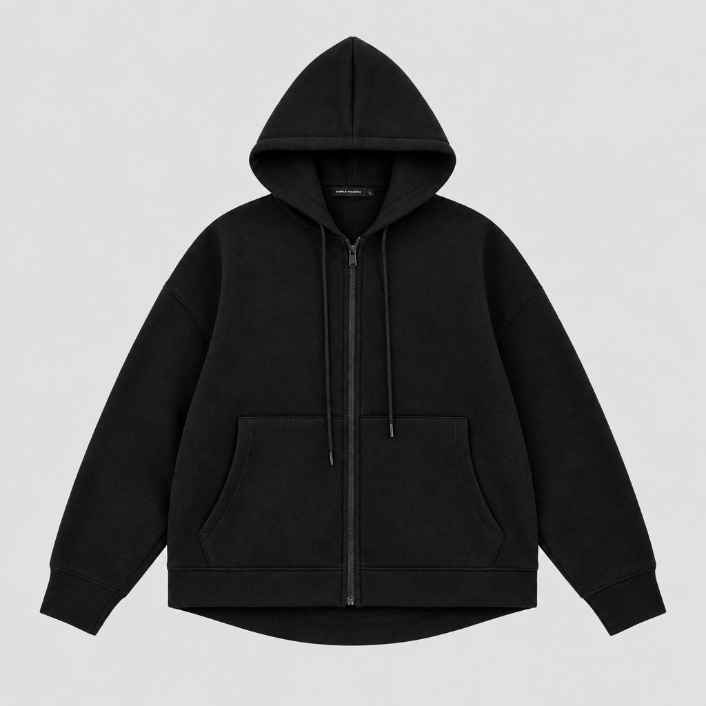 Veste à capuche femme zippée, coupe ample et poches