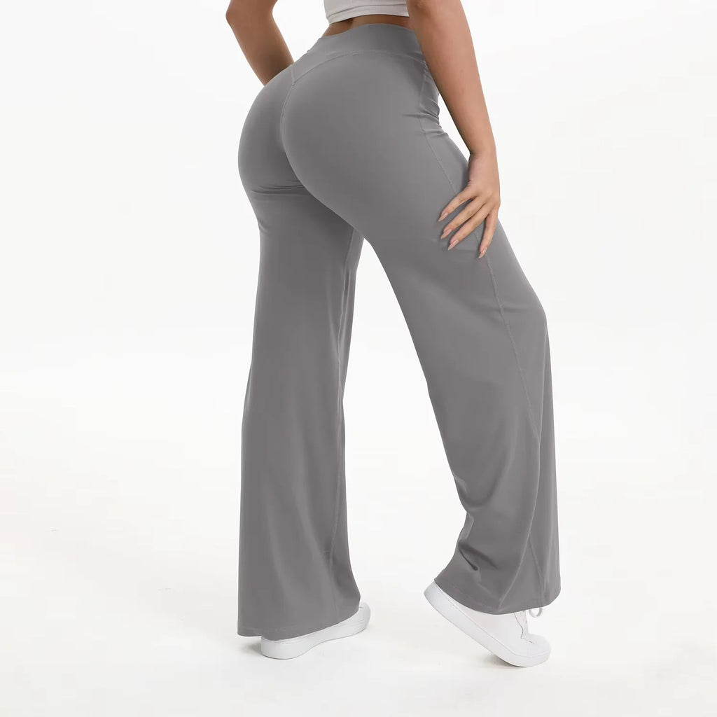 NCLAGEN Pantalon de yoga SoftMotion à jambe droite pour femme, leggings de sport taille haute, sensation seconde peau, pour la gym, le Pilates et la course à pied