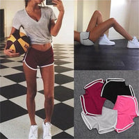 Short Sport Femme Taille Élastique Liseré Contrastant – 6 Coloris