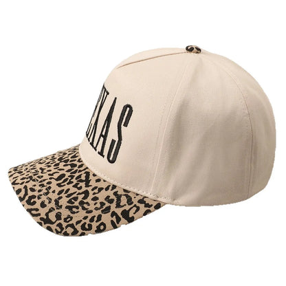 Casquette Baseball Femme Incontournable TEXAS Léopard