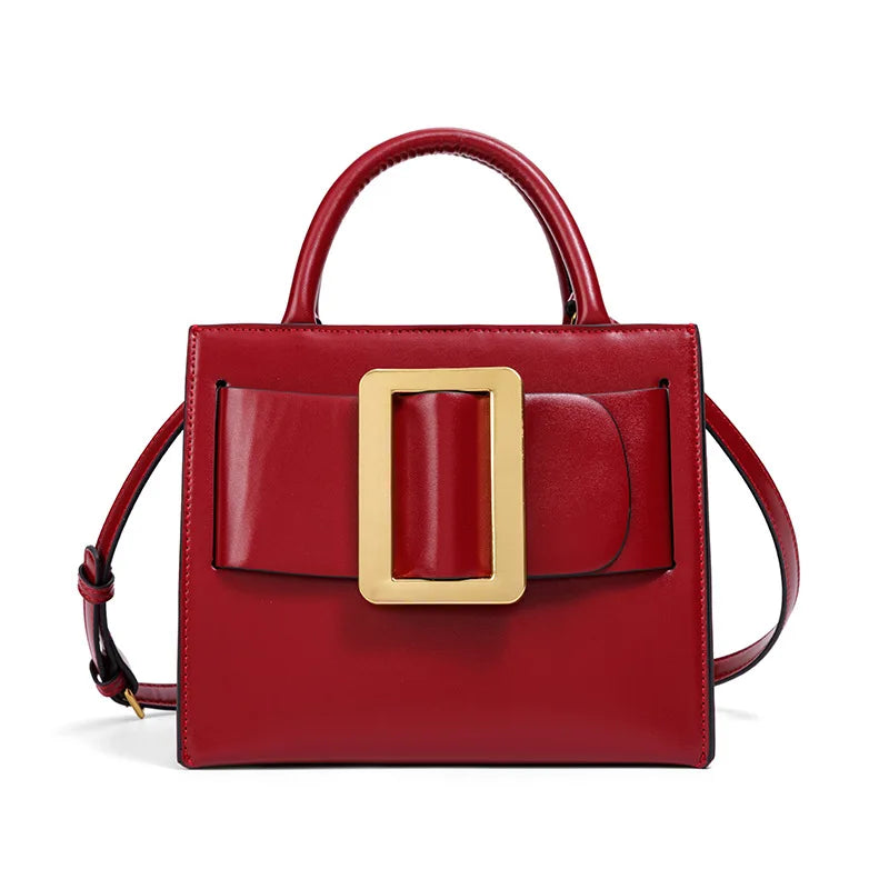Sac à main chic à boucle pour femme 2026 – Nouveau sac à bandoulière de luxe tendance et de haute qualité, design distinctif en similicuir