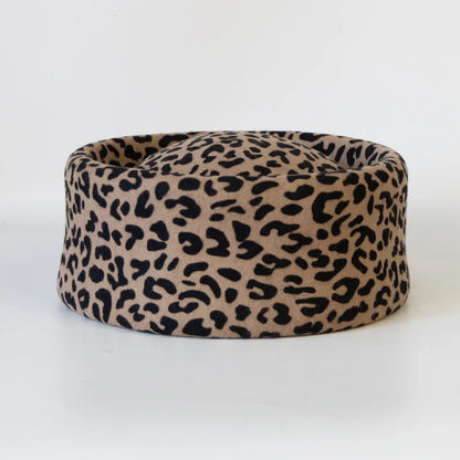 Chapeau Fedora en feutre à calotte rigide vintage pour femmes, 100% laine, béret plat, chapeau de mariage, fascinateur, chapeau de cocktail classique, chapeau pillbox
