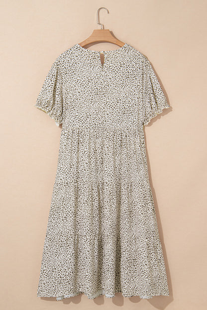 Robe léopard grande taille femme – Élégante & Confortable