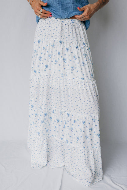 Jupe Maxi Bohème Incontournable à Imprimé Floral