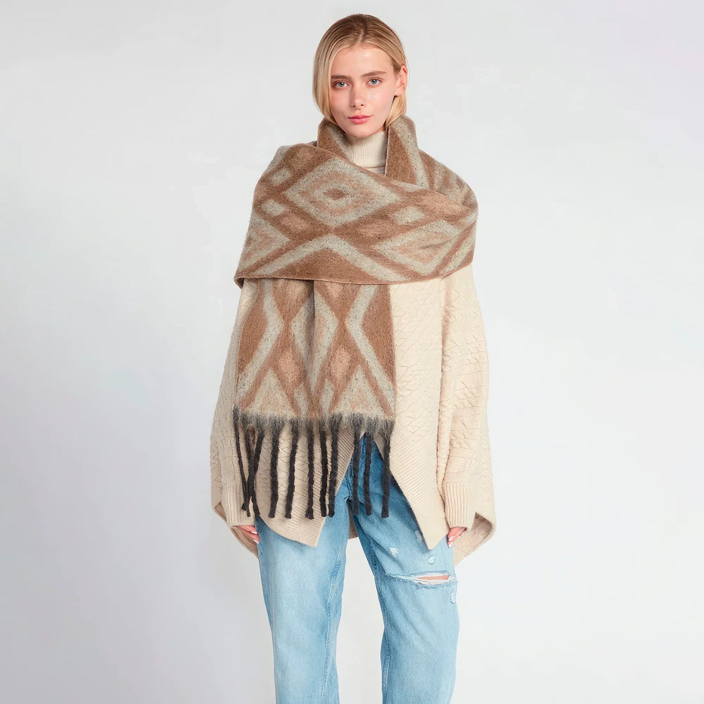 Écharpe grunge aztèque by FASHION BELLA
