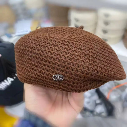 Béret d'été au crochet ajouré pour femme – vue 6