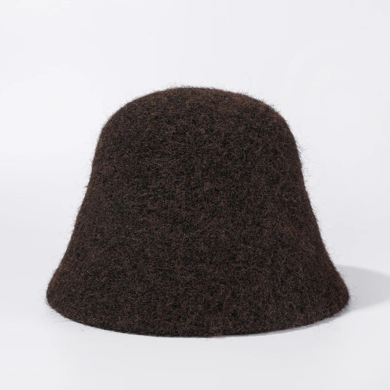 Bob d'hiver en maille, chapeau seau pour femme – vue 6
