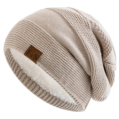 Bonnet doublé unisexe ample et chaud – vue 3