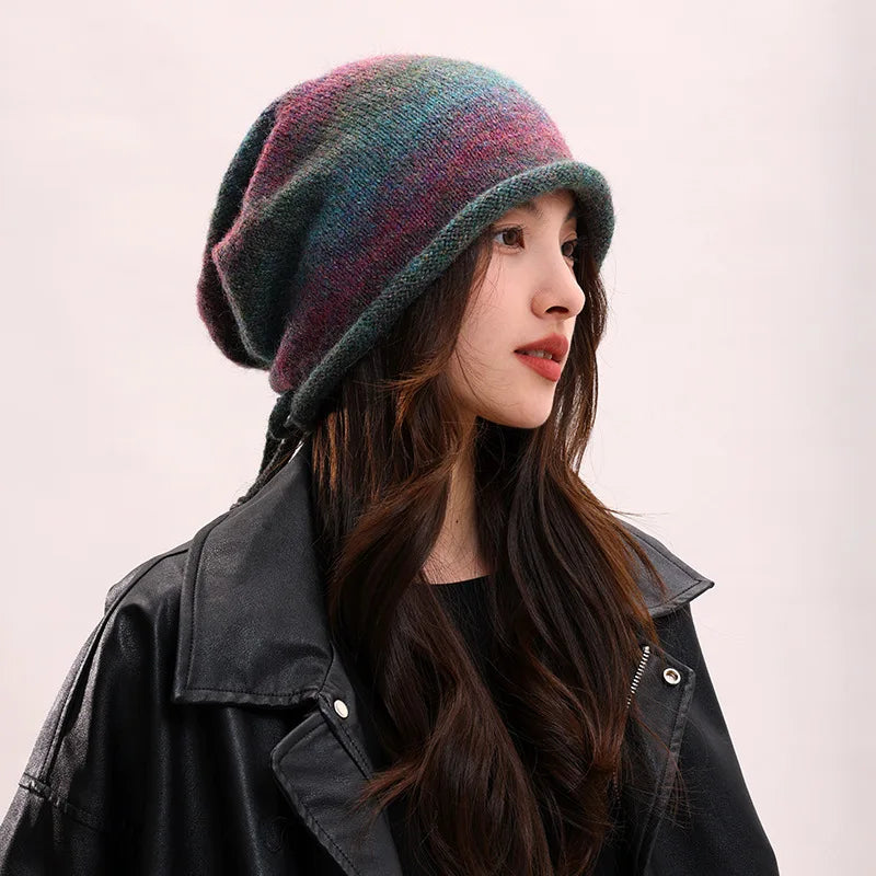 Bonnet unisexe doux pour l'automne et l'hiver – vue 1