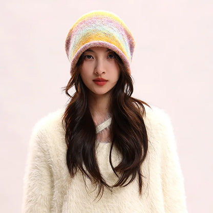 Bonnet unisexe doux pour l'automne et l'hiver – vue 2