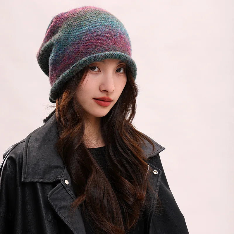 Bonnet unisexe doux pour l'automne et l'hiver – vue 3