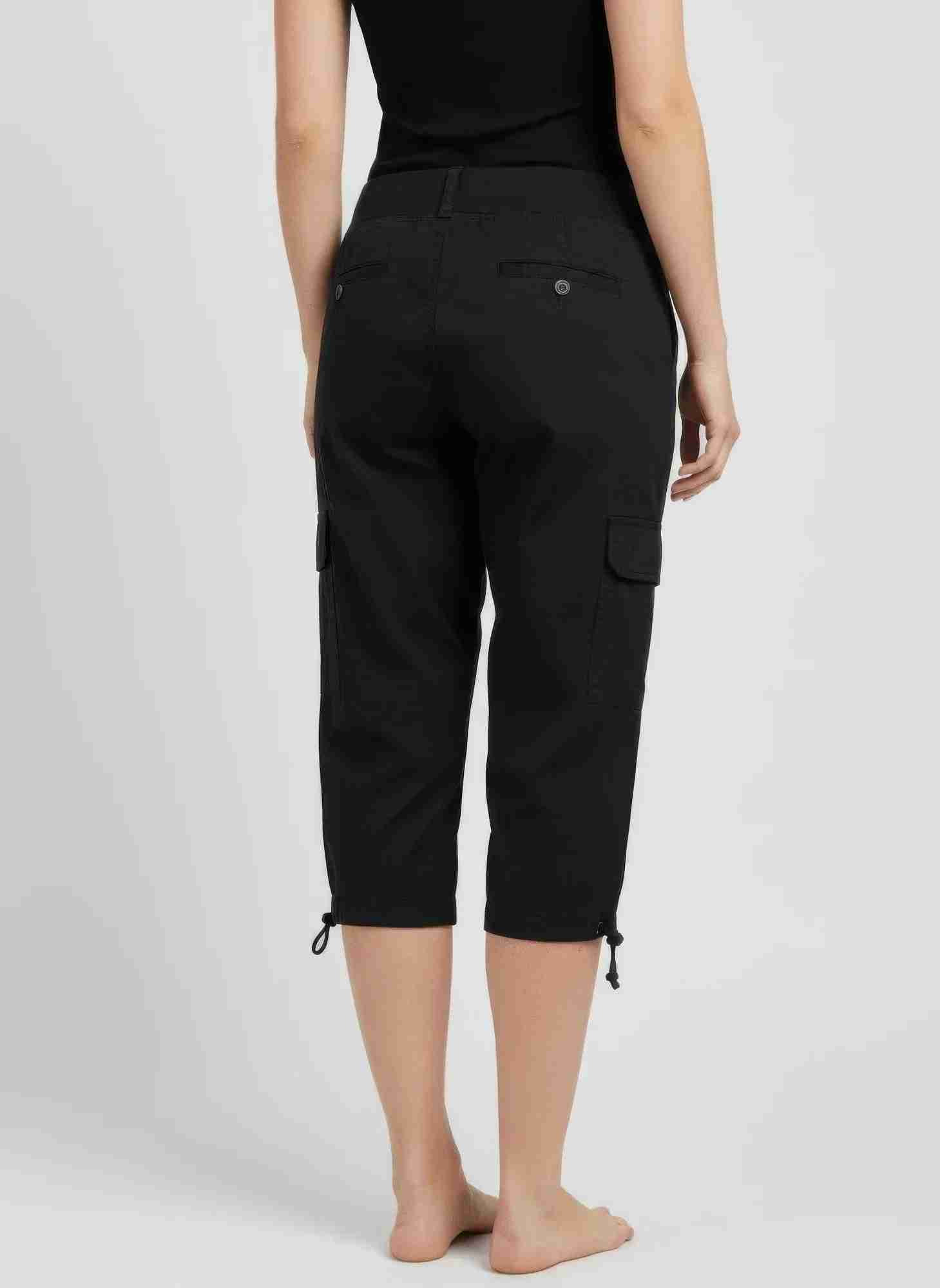 Capri Femme Coton Stretch - Taille Élastique Confort Chic by CCWHOLESALECLOTHING