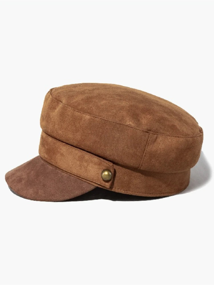 Casquette gavroche effet daim pour femme – vue 4