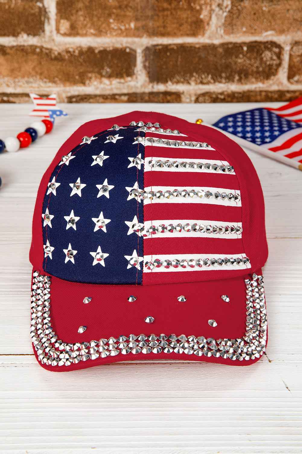 Casquette Baseball Drapeau Américain Élégante
