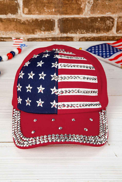 Casquette Baseball Drapeau Américain Élégante