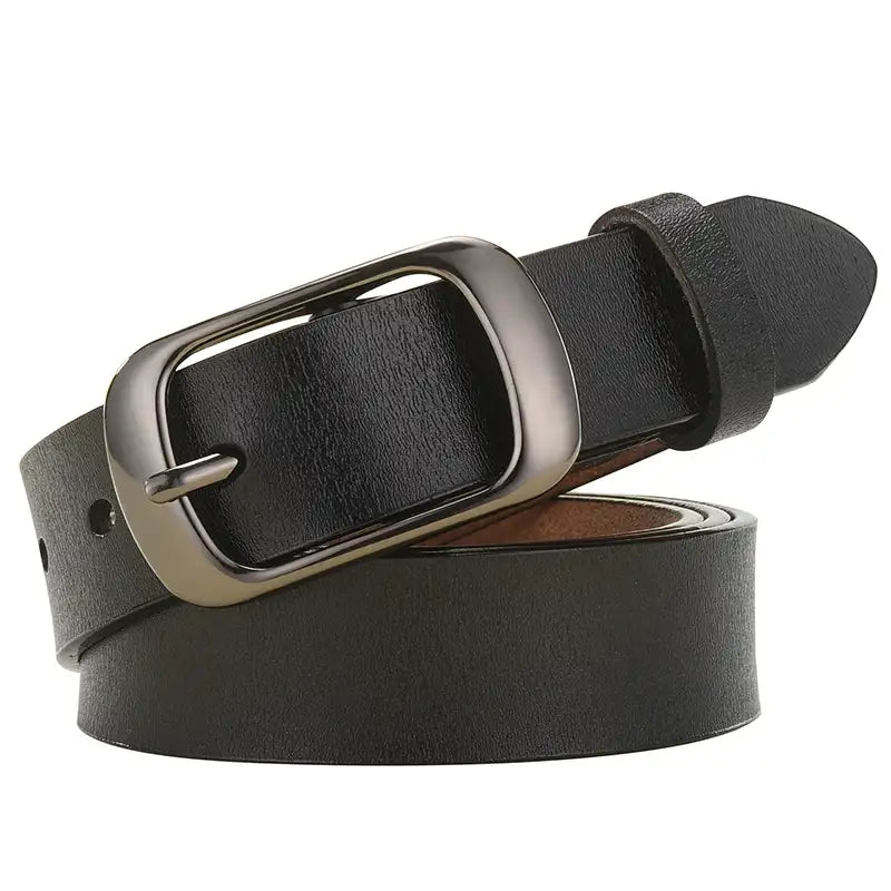 Ceinture en cuir réglable pour femme, style décontracté – vue 5