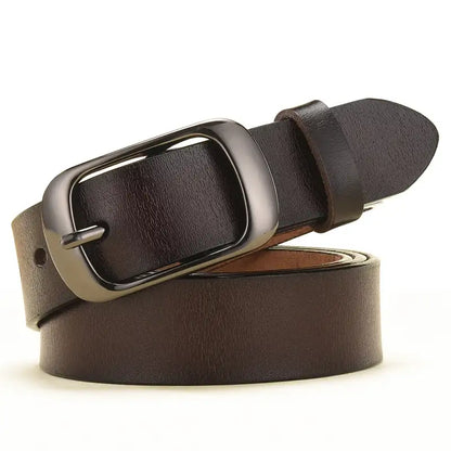Ceinture en cuir réglable pour femme, style décontracté – vue 6