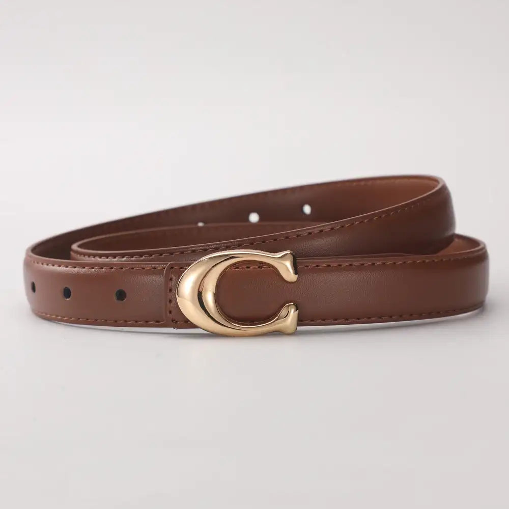 Ceinture souple pour femme à boucle lisse – vue 4