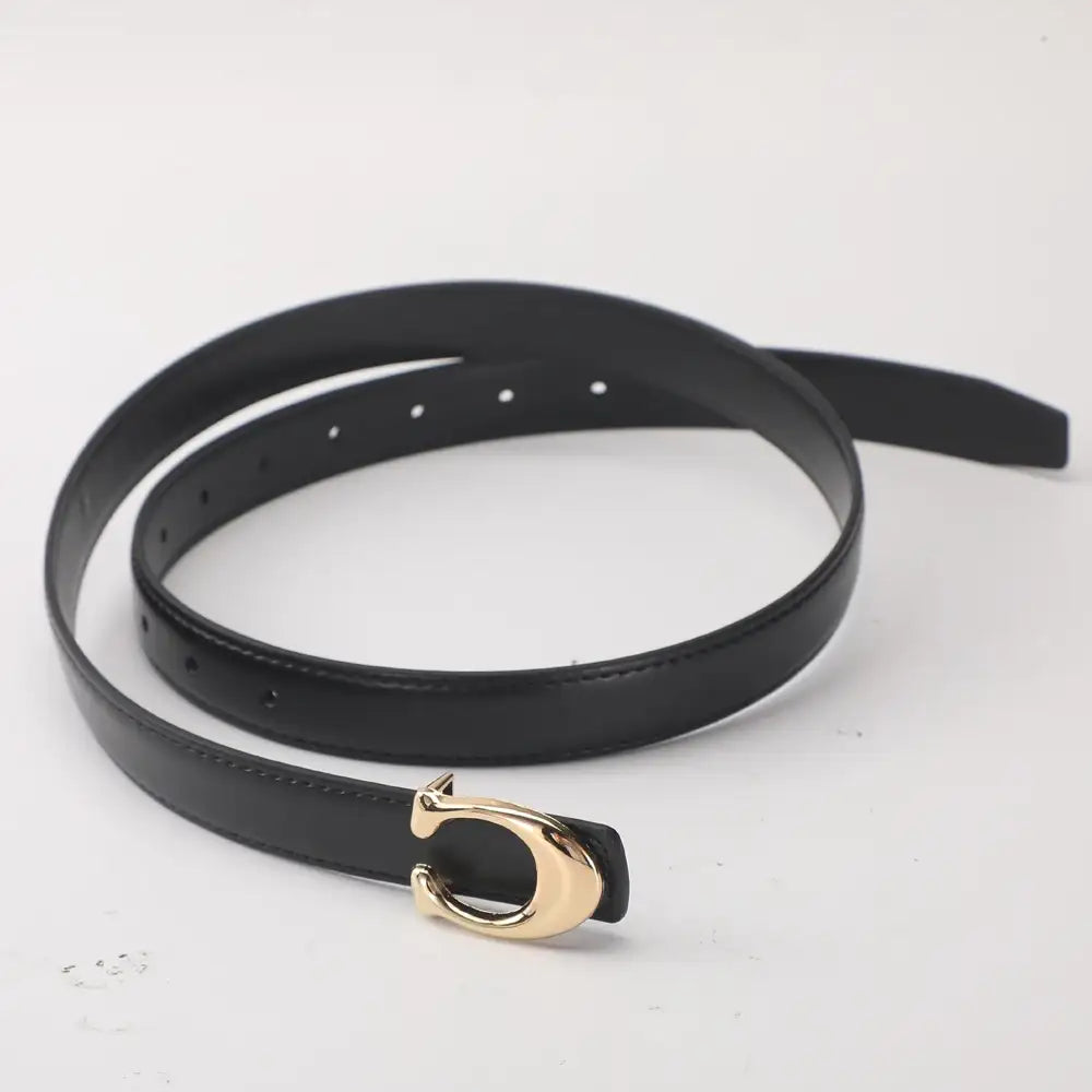 Ceinture souple pour femme à boucle lisse – vue 6