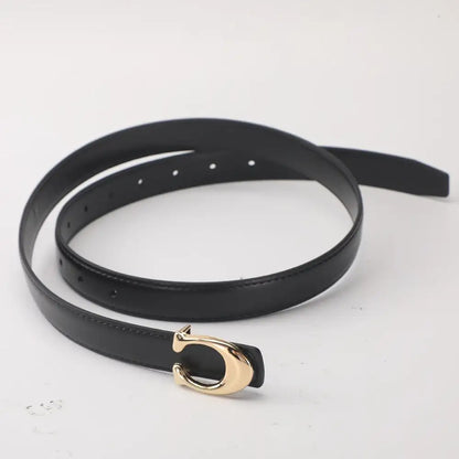 Ceinture souple pour femme à boucle lisse – vue 6
