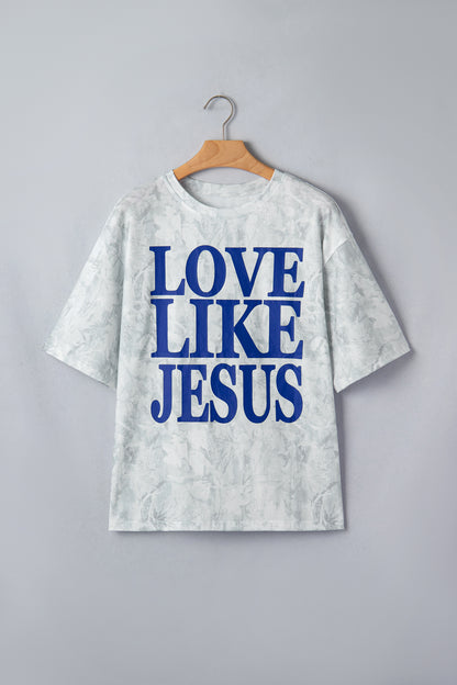 T-shirt camouflage Élégant Love Like Jesus