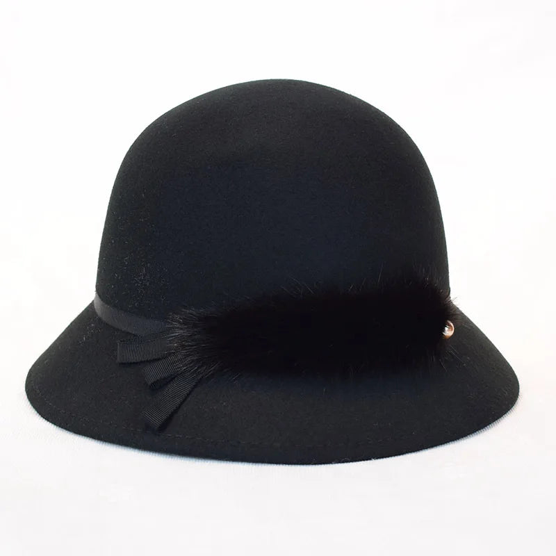 Chapeau bassin à avant-toit court pour femme – vue 7