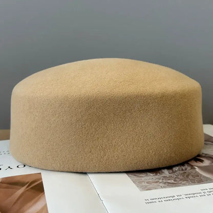 Chapeau en feutre femme 100 % laine, style vintage – vue 10