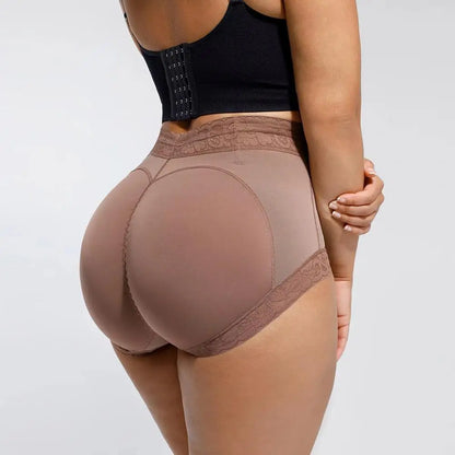 Culotte dentelle taille mi-haute sans couture pour femme – vue 1