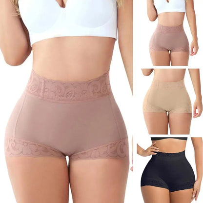 Culotte dentelle taille mi-haute sans couture pour femme – vue 2