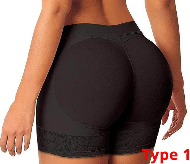 Culotte shorty gainante taille haute à coussinet de fesses pour femme – vue 5