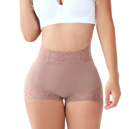 Culotte taille haute en dentelle sans couture pour femme – vue 7