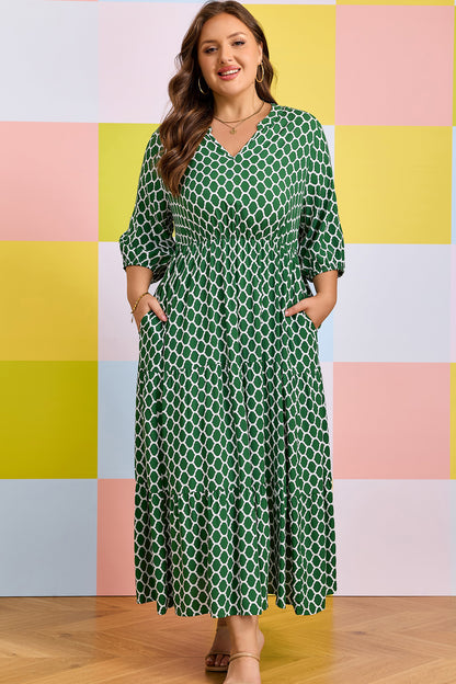 Robe Maxi Plus Size Élégante pour l'Été