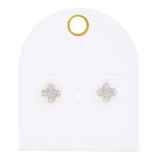 Dainty Moroccan Shape Post Earring - Premium  - Shop now at Oléna-Fashion