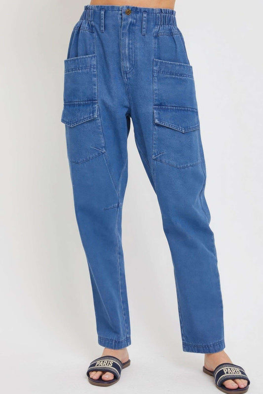 Denim Jogger Pants - Premium Pants - Shop now at Oléna-Fashion