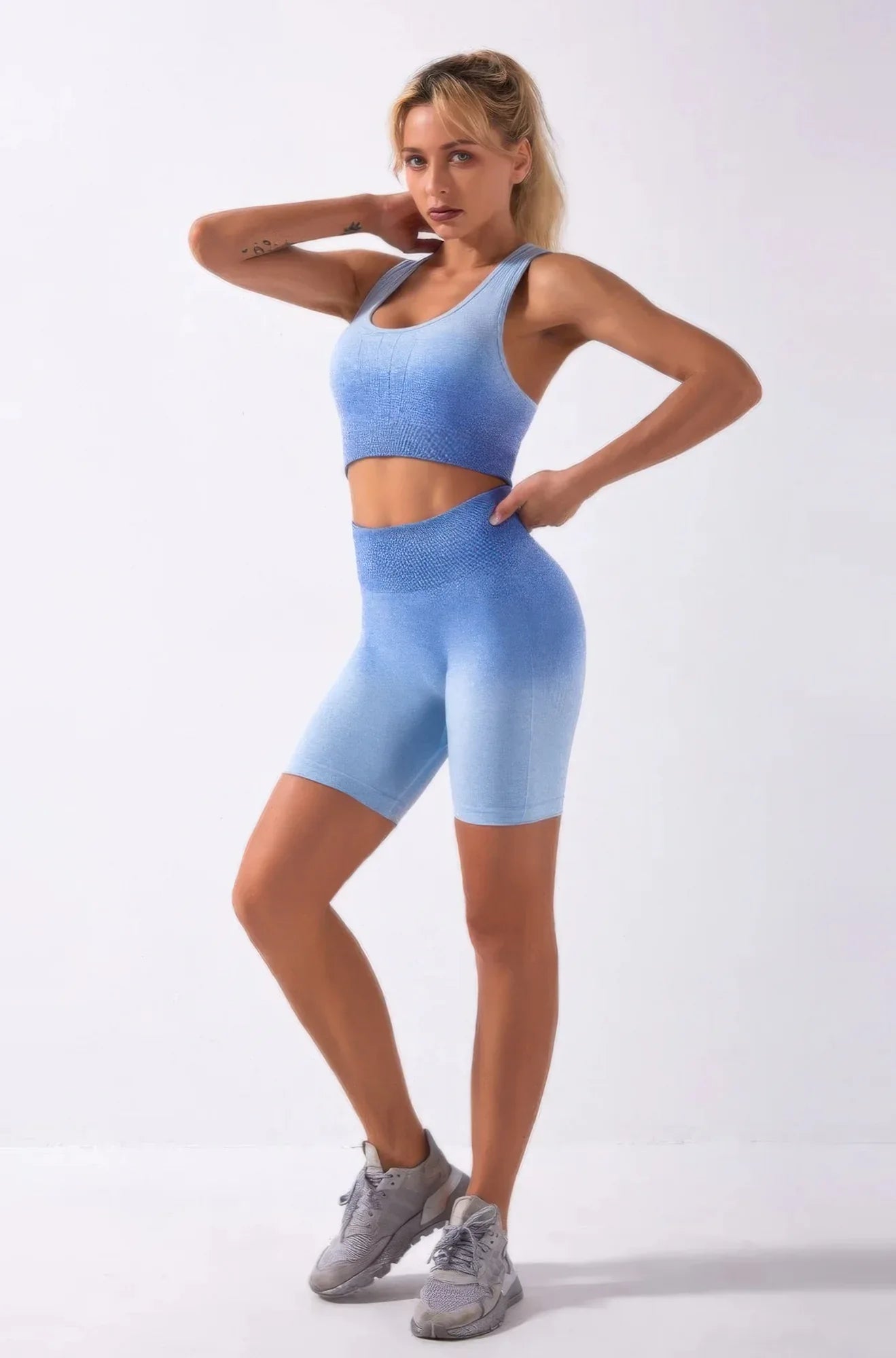Ensemble Deux Pièces Sans Coutures Ombré Femme by CCWHOLESALECLOTHING