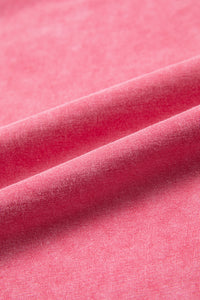 Tissu jersey rose chiné du débardeur sans manches