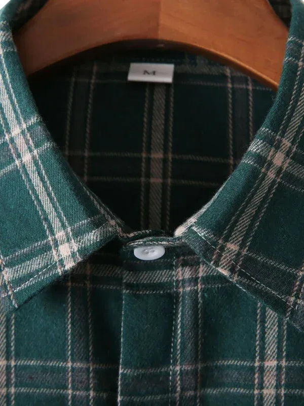 Chemise à Carreaux Homme Élégante – Confort et Stylet