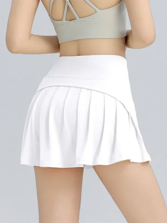 Jupe de sport anti-exposition taille haute – Confort et performance - Oléna-Fashion