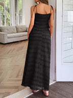 Ensemble deux pièces décontracté de vacances à l'ambiance balnéaire