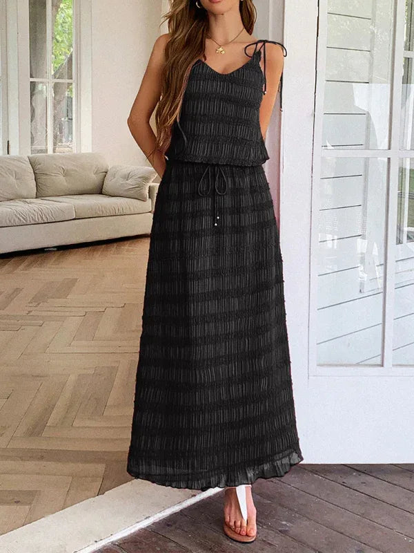 Ensemble Deux Pièces Femme Décontracté Balnaéaire Vacances - Oléna-Fashion