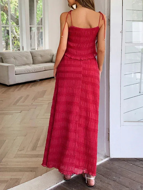 Ensemble Deux Pièces Femme Décontracté Balnaéaire Vacances - Oléna-Fashion