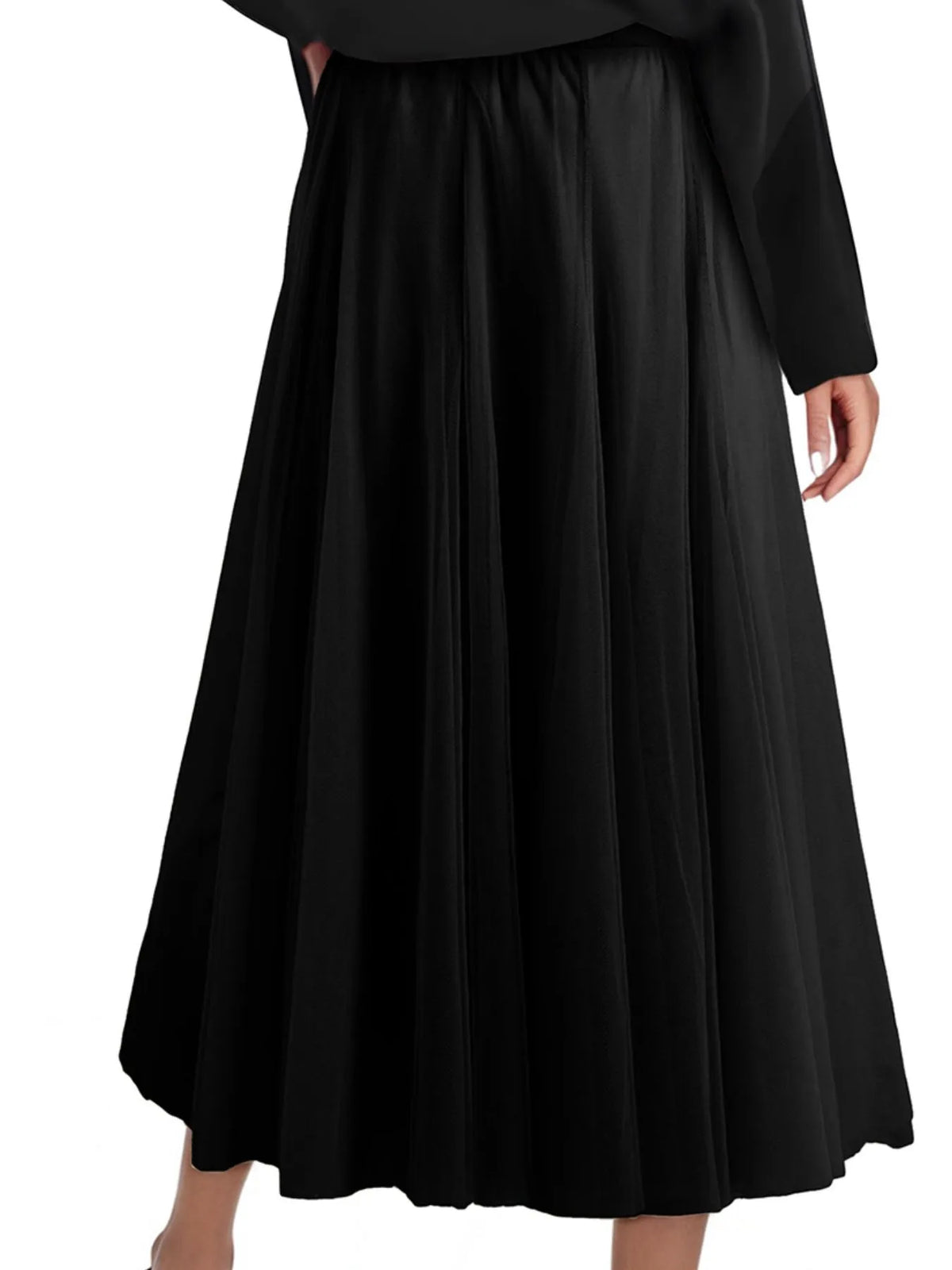 Jupe midi taille haute pour femme – vue 13