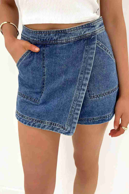Skort Effet Enroulé 2-en-1 by Dear-Lover Dropshipping