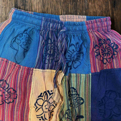 Pantalon Boho Champignons Tons Oranges Unisexe – S/M by AWGifts Dropship