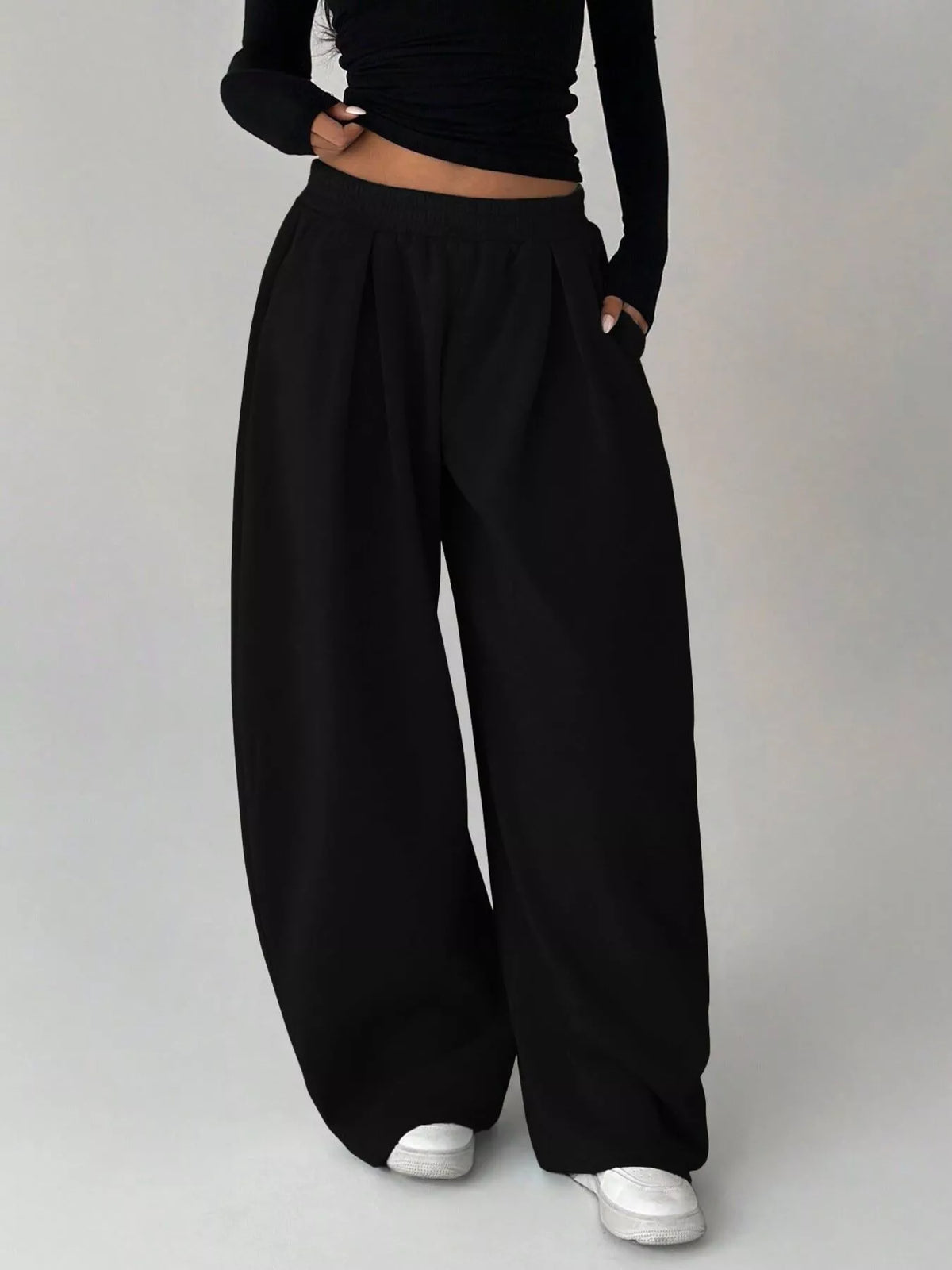 Pantalon de jogging à jambes larges pour femme – vue 10