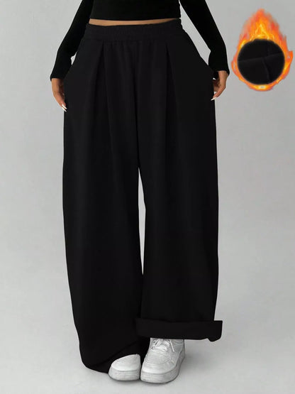 Pantalon de jogging à jambes larges pour femme – vue 12