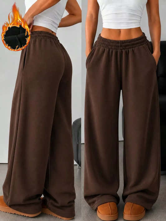 Pantalon de jogging large à poches pour femme – vue 1