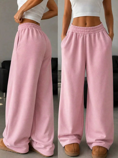 Pantalon de jogging large à poches pour femme – vue 13