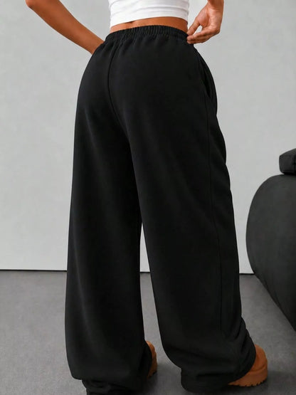Pantalon de jogging large à poches pour femme – vue 7