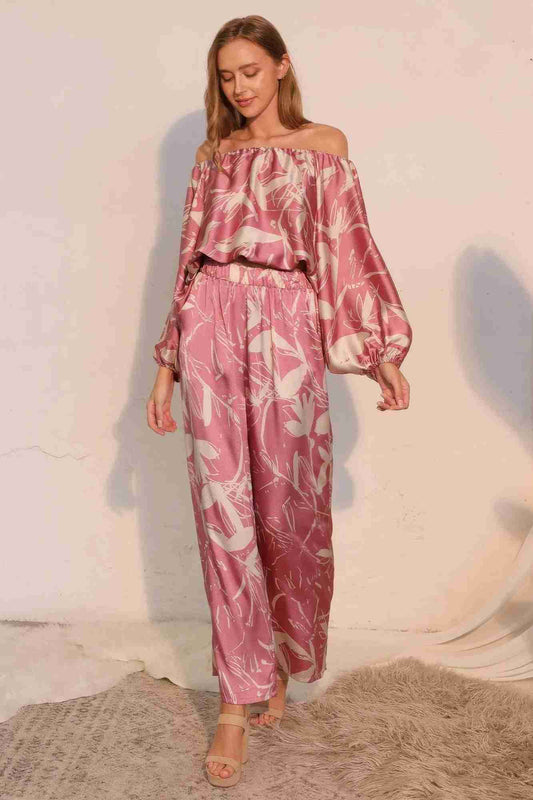 Pantalon Satin Poches Coupe Relaxée Oléna-Fashion